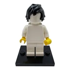 LEGO® Hair Black Minifigure Hairstyle Hairpiece Replacement Part New Accessories City Replacement