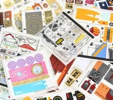 LEGO Sticker Sheet Bulk Lot x2 Brand New Authentic LEGO Sticker Sheets New