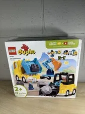 LEGO DUPLO 10475 Truck & Tractor Excavator Building Toy Sealed