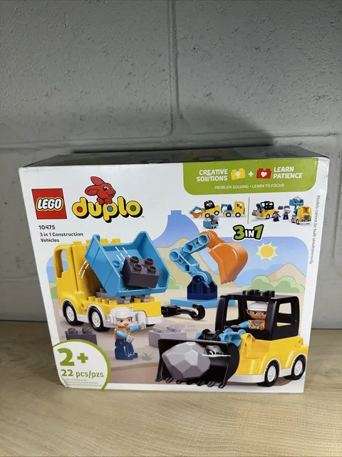 LEGO DUPLO 10475 Truck & Tractor Excavator Building Toy Sealed
