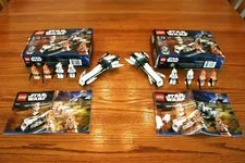 LEGO Star Wars 7913 (2) Clone Trooper with Boxes, Manuals, and Minifigs Complete