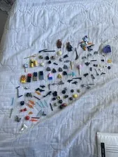 LEGO Minifigure Parts & Accessories Mixed Lot Heads Torsos/Legs Helmets Weapons
