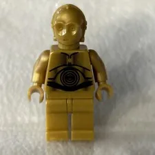 LEGO Star Wars: C-3PO (Pearl Gold) sw0010 Authentic Minifigure Rare Adult Owned