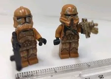 2x Lego Star Wars Geonosian Camouflage 212Airborne Clone Troopers 75089 Geonosis