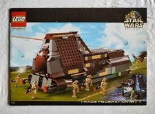 NEW Lego STAR WARS 7184 Trade Federation MTT Instruction Manual Book Only