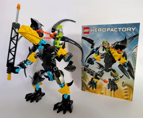 LEGO #44020 Hero Factory FLYER Beast vs BREEZ,  100% Complete W/ Instructions!!