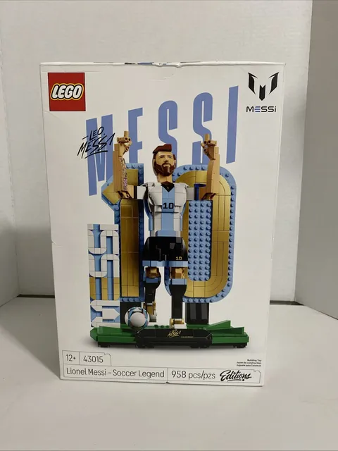 New LEGO Editions 2in1 Lionel Messi Soccer 43015 Building Set 958 Pcs Argentina