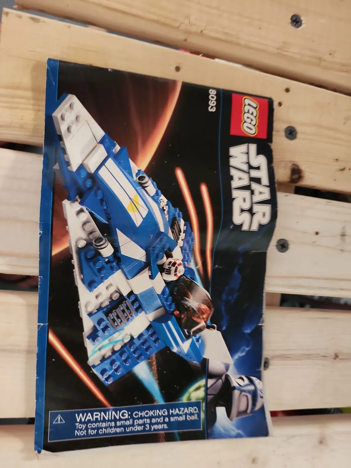 LEGO Star Wars INSTRUCTION MANUAL ONLY, Set #8093, Ploo Koon Jedi Starfighter