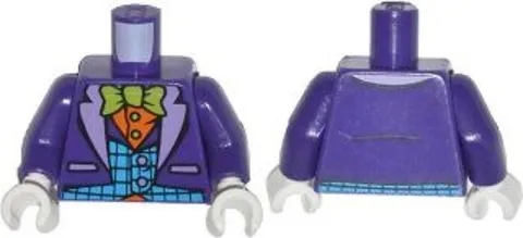 LEGO® Part 973pb1648c01 - Torso Batman Suit with Medium Azure Vest (Joker)