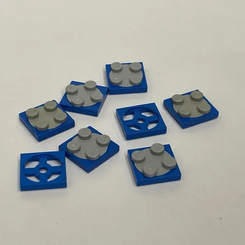 Lego 3680 3679 Blue Replacement Parts Pieces Lot