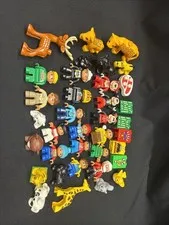 LEGO Duplo Figures People Animals Zoo Disney Mickey Minnie Native American Santa