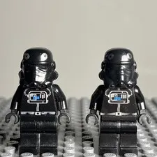 LEGO Minifigures Imperial Tie Fighter Pilot Lot of 2 - sw0035 sw0035a - 3i