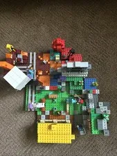 Six Complete LEGO Minecraft Sets W/ Manuals and Minifigures (no extra pieces)