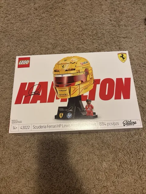 LEGO Editions Scuderia Ferrari HP Lewis Hamilton Helmet 43022 F1 Building Set