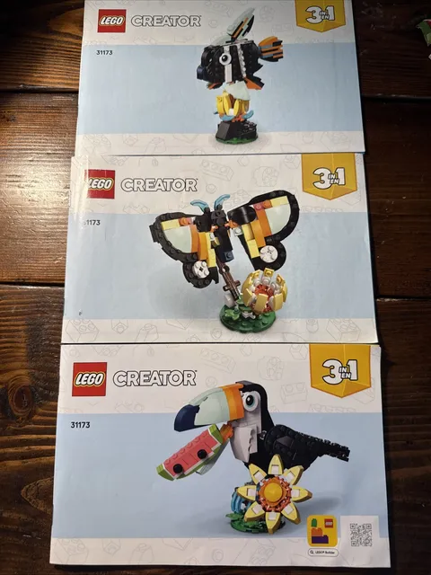 LEGO Creator 31173 Tropical Toucan Instruction Manual Only
