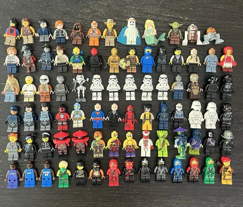 LEGO Minifigure Lot: Star Wars, Ninjago, Marvel, DC