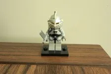 LEGO Fantasy Era Crown Minifigure Plain w/ Breastplate, Helmet, and Sword