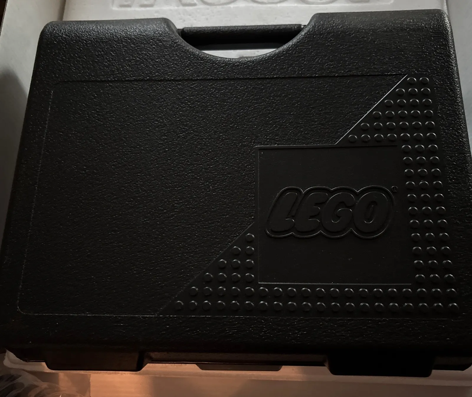 Vintage LEGO Black Plastic Carrying Case | LEGO Storage Case Box 1997