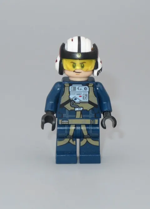 LEGO Star Wars Rebel Pilot U-Wing dark blue minifigure 75160