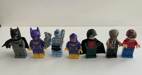 LEGO Batman Movie Minifigure Lot 7 Figures Dick Grayson Robin Batgirl