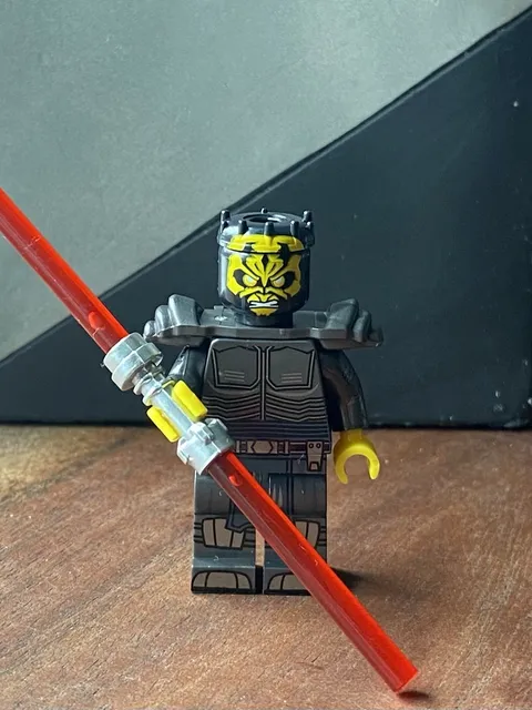 Custom Star Wars Savage Opress Sith Lord Minifigure For Lego
