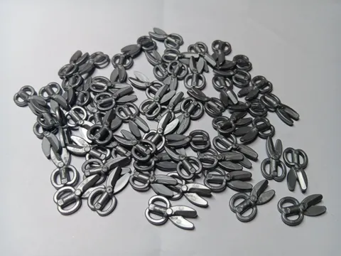 LEGO BULK LOT 56 FLAT SILVER MINIFIGURE UTENSIL SCISSORS #18920