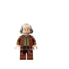 LEGO Argus Filch Minifigure + Broom 76473 Harry Potter Hogwarts East Wing