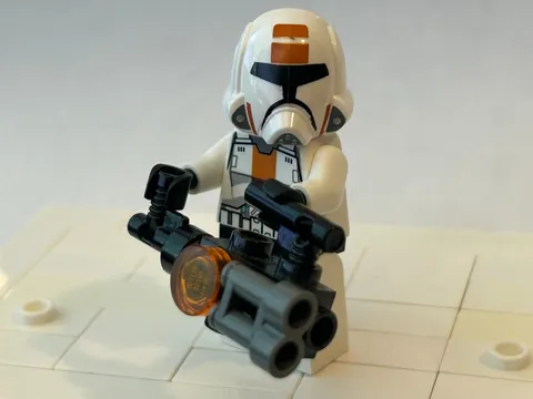 LEGO Star Wars Republic Trooper Cheek Lines minifigure 75001 sw0444