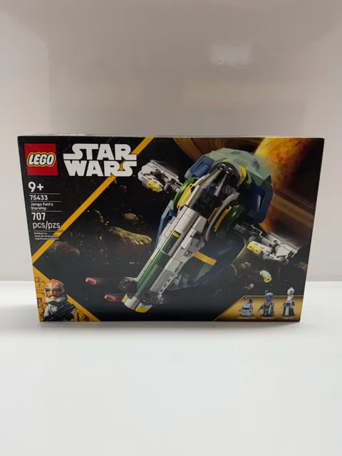 LEGO Star Wars Jango Fett's Starship 75433 Building Kit, 707 Pieces 