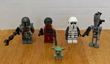 Lego Minifigures Star Wars The Mandalorian The Razor Crest 75292 Lot Of 5