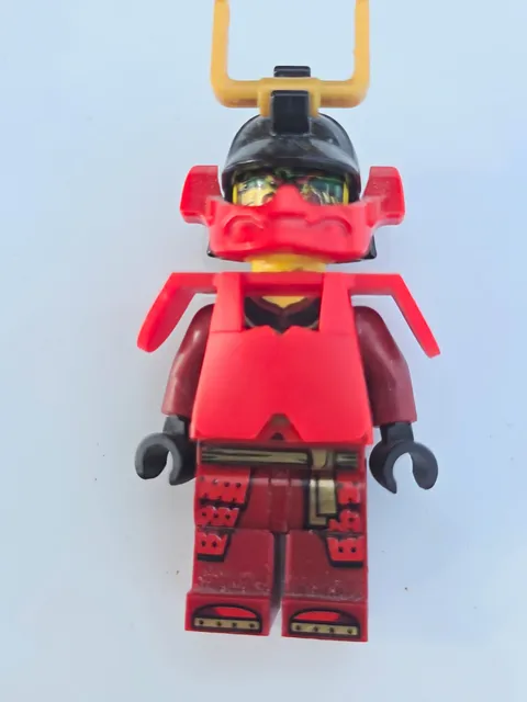 LEGO Minifigure Red Samurai Armor w/ Horned Helmet & Horns