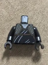 Lego Ninjago BLACK VEST MINIFIG TORSO & LEGS - Ninja Cole