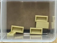 LEGO Parts - Tan Tile 1 x 2 - No 3069 - QTY 5