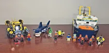 Huge Lot of LEGO City Deep Sea Sets – 60095 60092 60090 31088 -Incomplete– NICE!