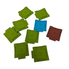 Lego Lot of 8 Interconnecting Plates 15624 8x8x2/3 On 1x4 Plate