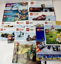 LEGO Instruction Manual LOT - Creator 3N1 Marvel City Friends