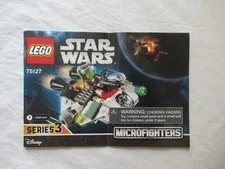LEGO 75127 Star Wars Microfighters Series 3 Instruction Manual Booklet Brochure