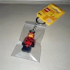 New Lego Lady Bug Costume Minifigure Keychain 854157