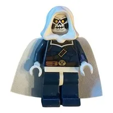 LEGO Marvel Taskmaster Minifigure White Hood Cape Black Widow Super Heroes
