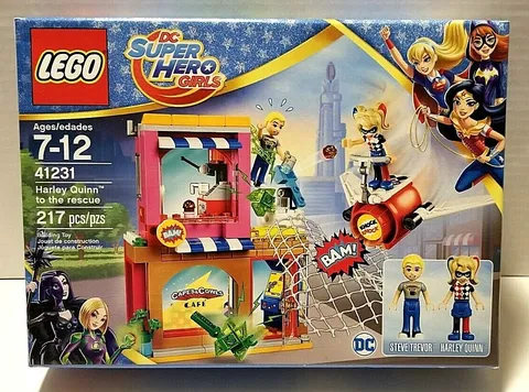 Lego Super Hero Girls 41231 Harley Quinn To The Rescue. Retired Factory Sealed