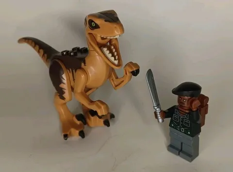 LEGO Duncan Kincaid Jurassic World/Park & Velociraptor Minifigures