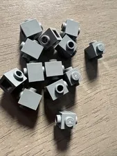 LEGO 47905 Dark Bluish Gray Brick Modified 1x1 Studs Opposite Sides 13 Pieces