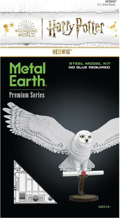 FASCINATIONS Harry Potter  Hedwig 2 1/2 Sheets  Metal Earth 2023