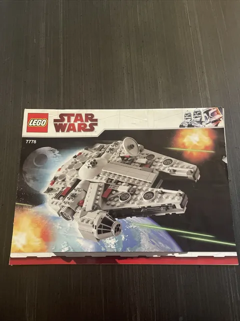 Lego Star Wars 7778 Midi-scale Millennium Falcon Instruction Manual Only