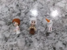 Disney Frozen Mini Figures From The Lego Disney Princess Theme, Anna, Elsa, Olaf