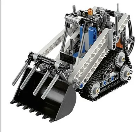 LEGO Technic 42032 Compact Tracked Loader: Missing Stickers Otherwise  Complete 