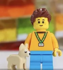 Lego April 2026 Build A Minifigure- Young Boy With Dog. **NEW**