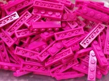 Lego 3710 Magenta Qty 310 NEW Plate 1 x 4