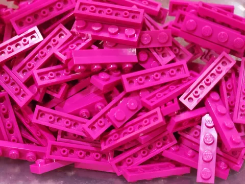 Lego 3710 Magenta Qty 310 NEW Plate 1 x 4