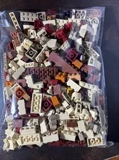 Lego Building Blocks Lot Tan Brown In Color Approximately 14 oz